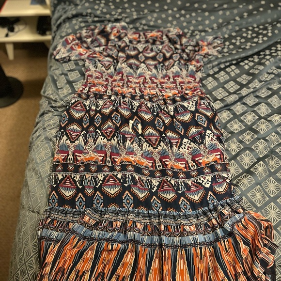 Colorful Patterned Dress - Picture 3 of 3